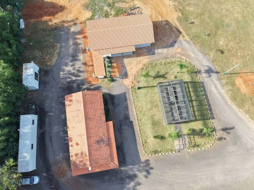 Imagem aérea da empresa RAC RS Ambiental